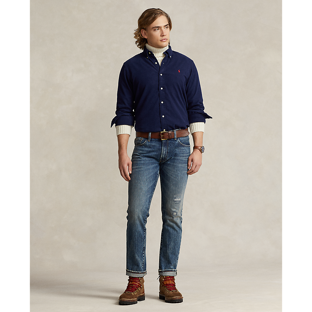 PRL Custom Fit Brushed Flannel Shirt/Košulja 710922280005