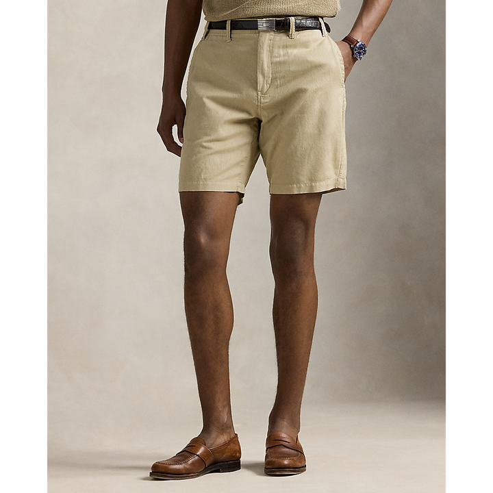 PRL 21.6 cm Classic Fit Linen-Cotton Short/Bermude 710741375024