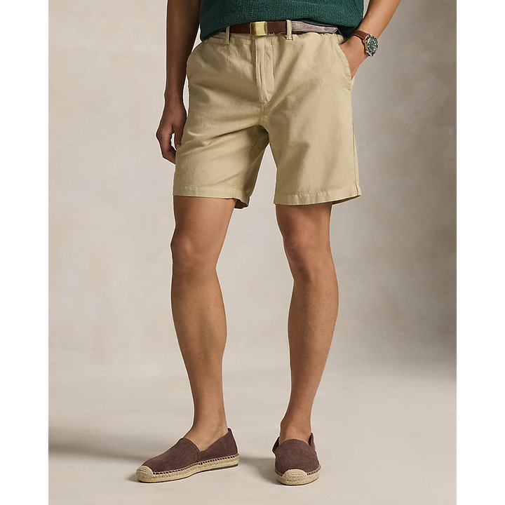 PRL 21.6 cm Classic Fit Linen-Cotton Short/Bermude 710741375024