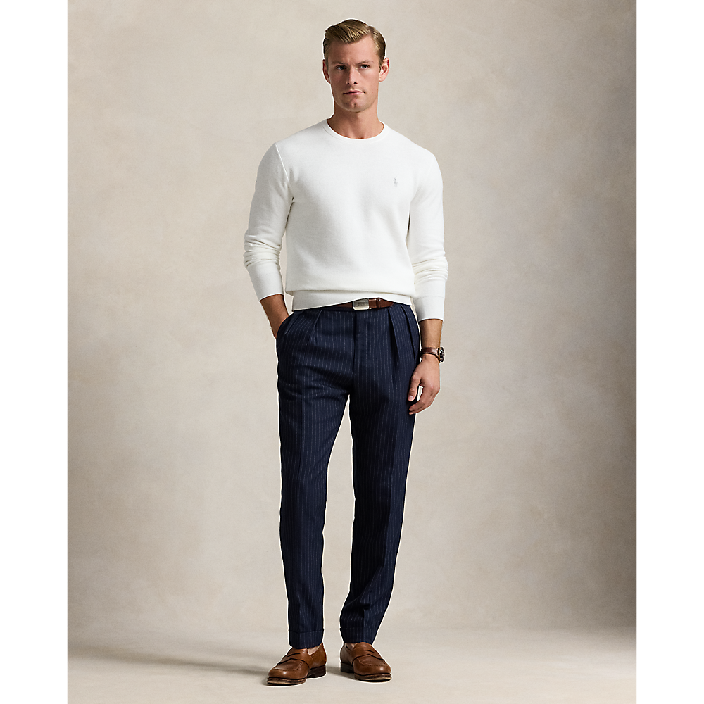 PRL Mesh-Knit Cotton Crewneck Jumper/Pulover 710918163504