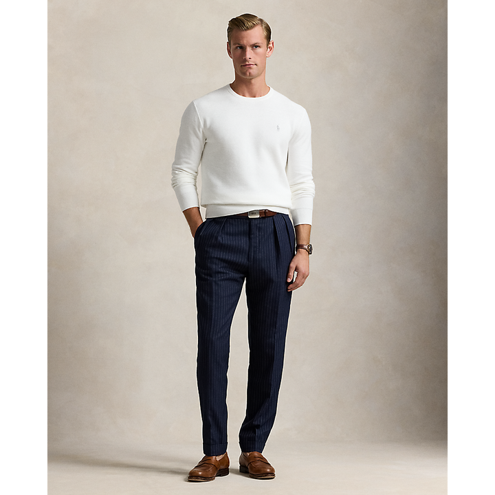 PRL Mesh-Knit Cotton Crewneck Jumper/Pulover 710918163504