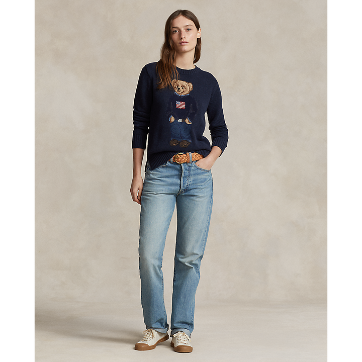 PRL Polo Bear Cotton-Linen Jumper/Pulover 211927070001