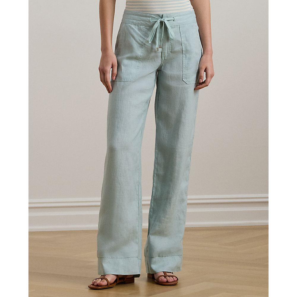 LRL Linen Wide-Leg Trouser/Hlače 200735136021