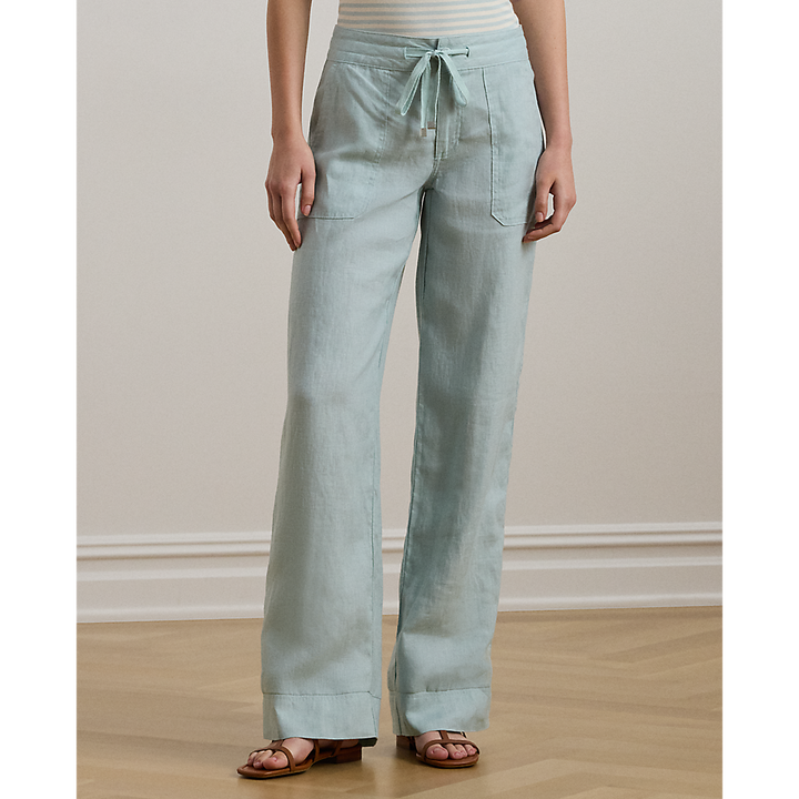 LRL Linen Wide-Leg Trouser/Hlače 200735136021
