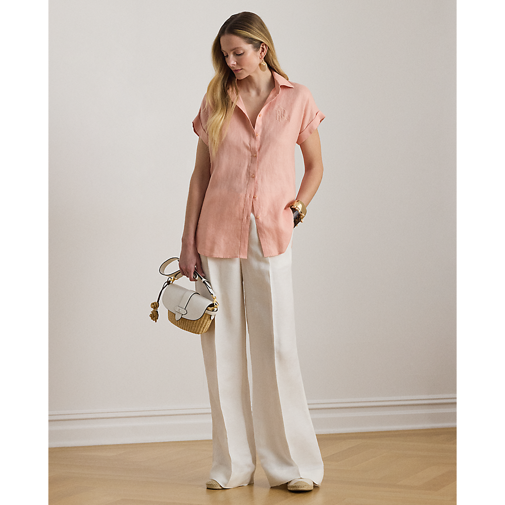 LRL Relaxed Fit Linen Short-Sleeve Shirt/Košulja 200874259012