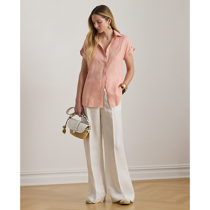 LRL Relaxed Fit Linen Short-Sleeve Shirt/Košulja 200874259012