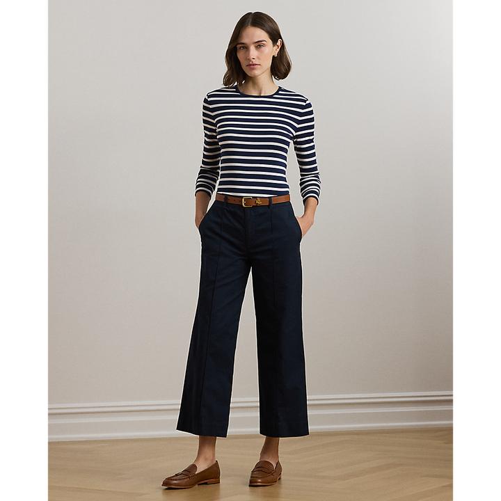 LRL Striped Stretch Cotton Long-Sleeve Tee/Majica 200957732001