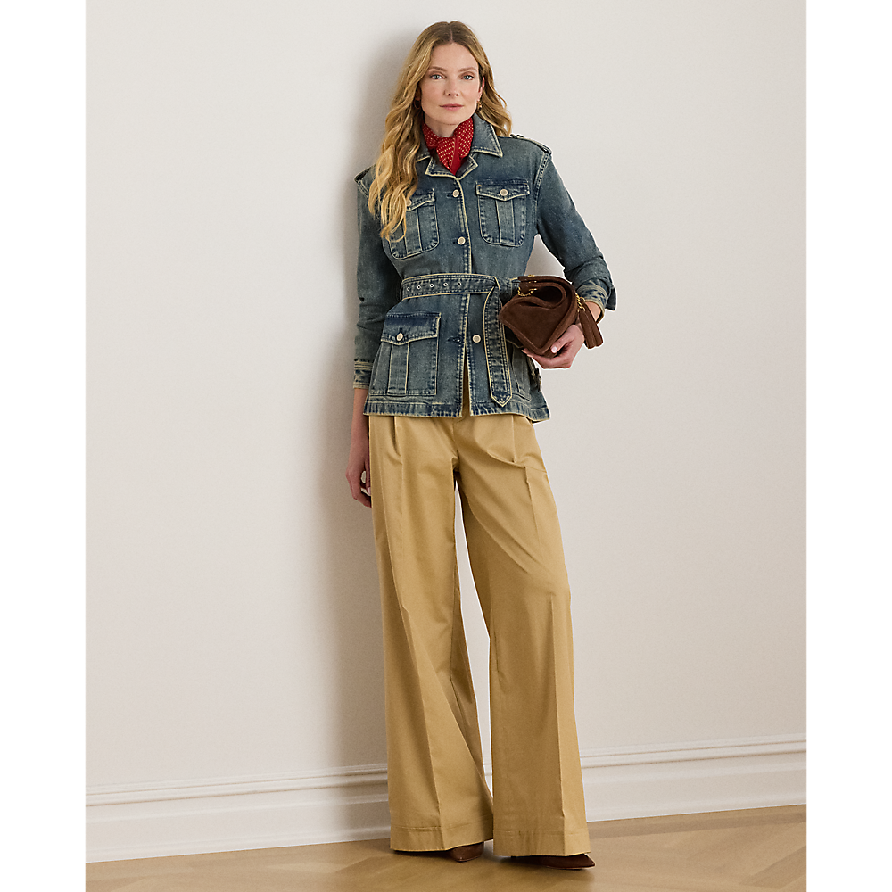 LRL Belted Denim Field Jacket/Jakna 200978818001
