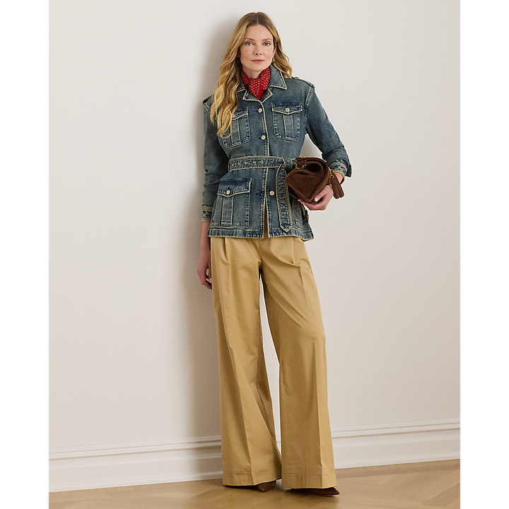 LRL Belted Denim Field Jacket/Jakna 200978818001