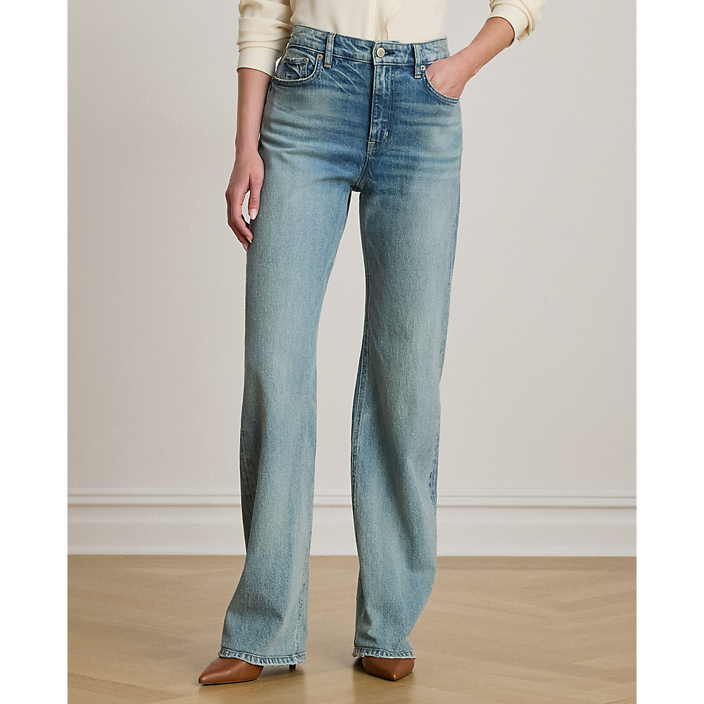 LRL High-Rise Wide-Leg Jean/Traperice 200979968001