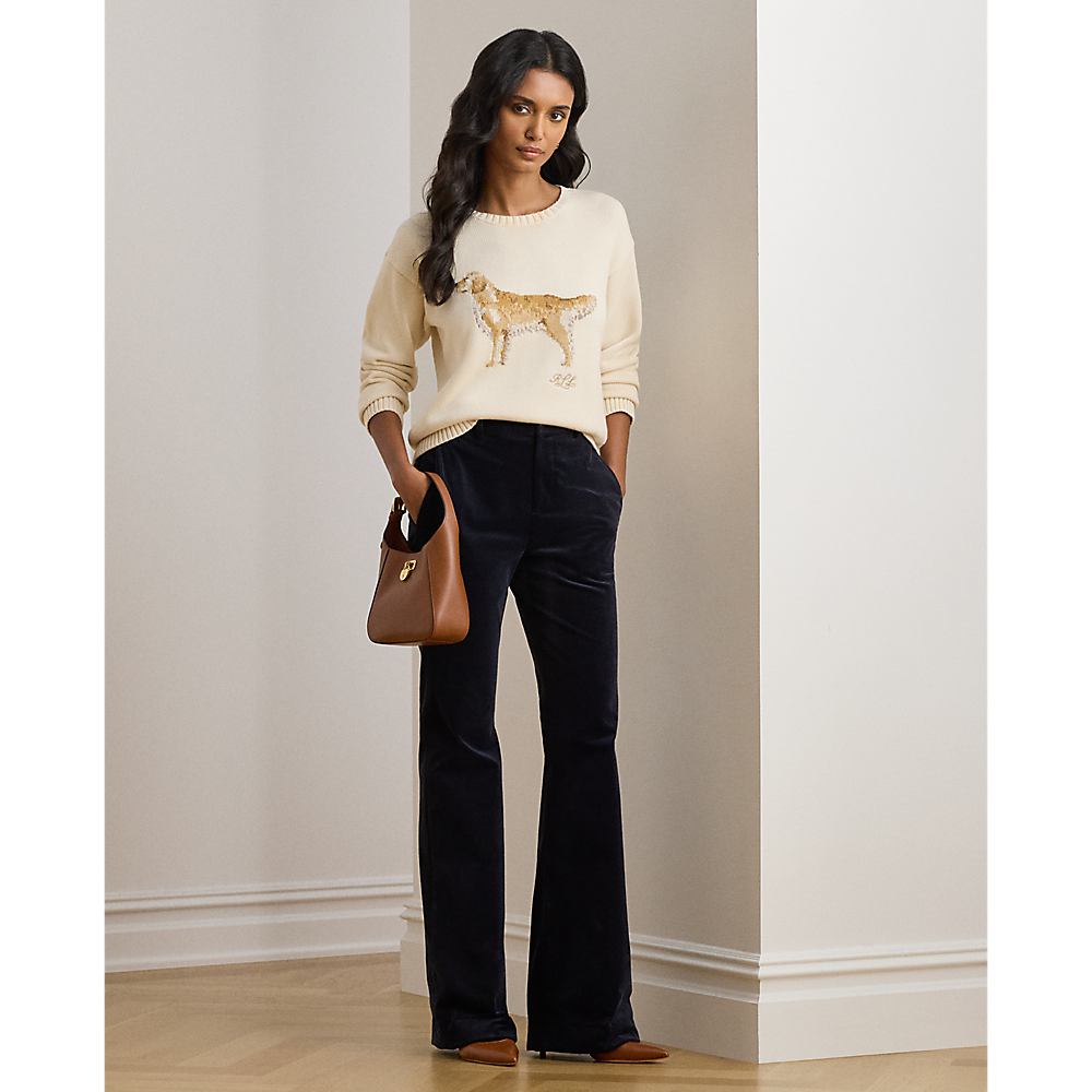 LRL Intarsia-Knit Golden Retriever Jumper/Pulover 200P02074001