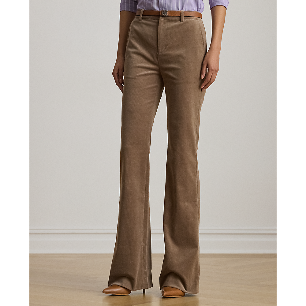 LRL High-Rise Corduroy Flare Pant/Hlače 200P03436003
