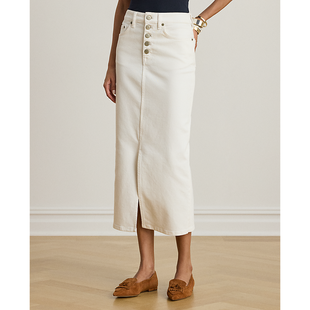 LRL Denim Midi Skirt/Suknja 200P08044001