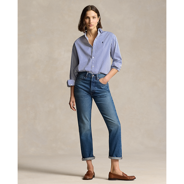 PRL Relaxed Fit Striped Cotton Shirt/Košulja 211910743020