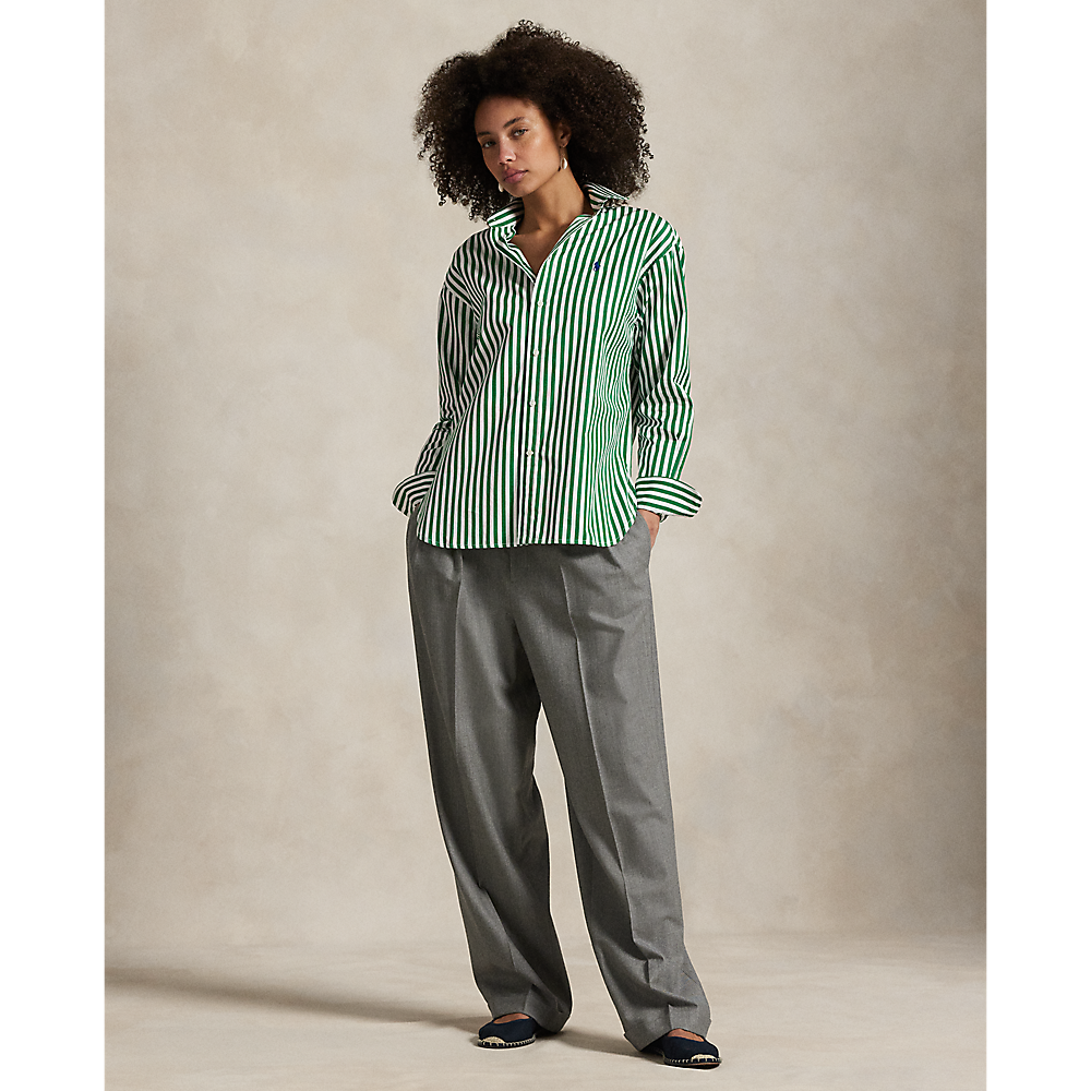 PRL Relaxed Fit Striped Cotton Shirt/Košulja 211910743029
