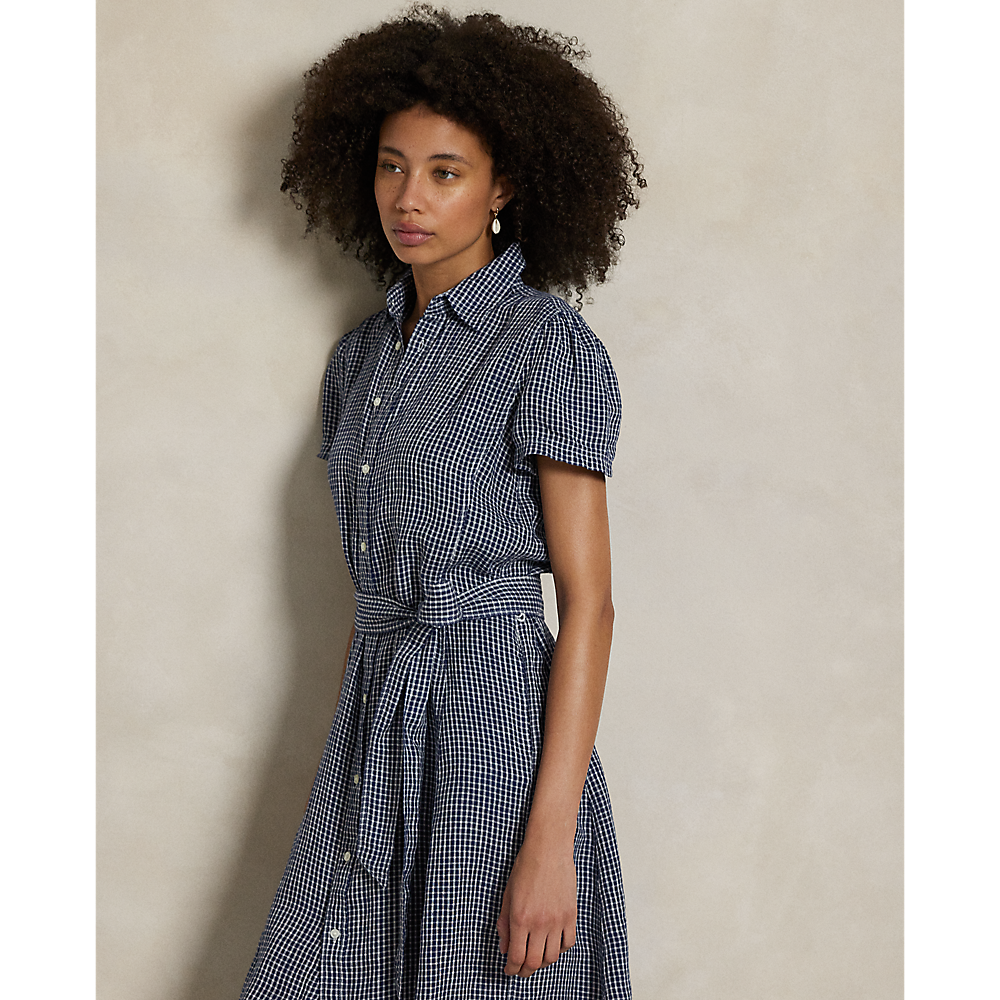 PRL Belted Striped Linen Shirtdress/Haljina 211935154004