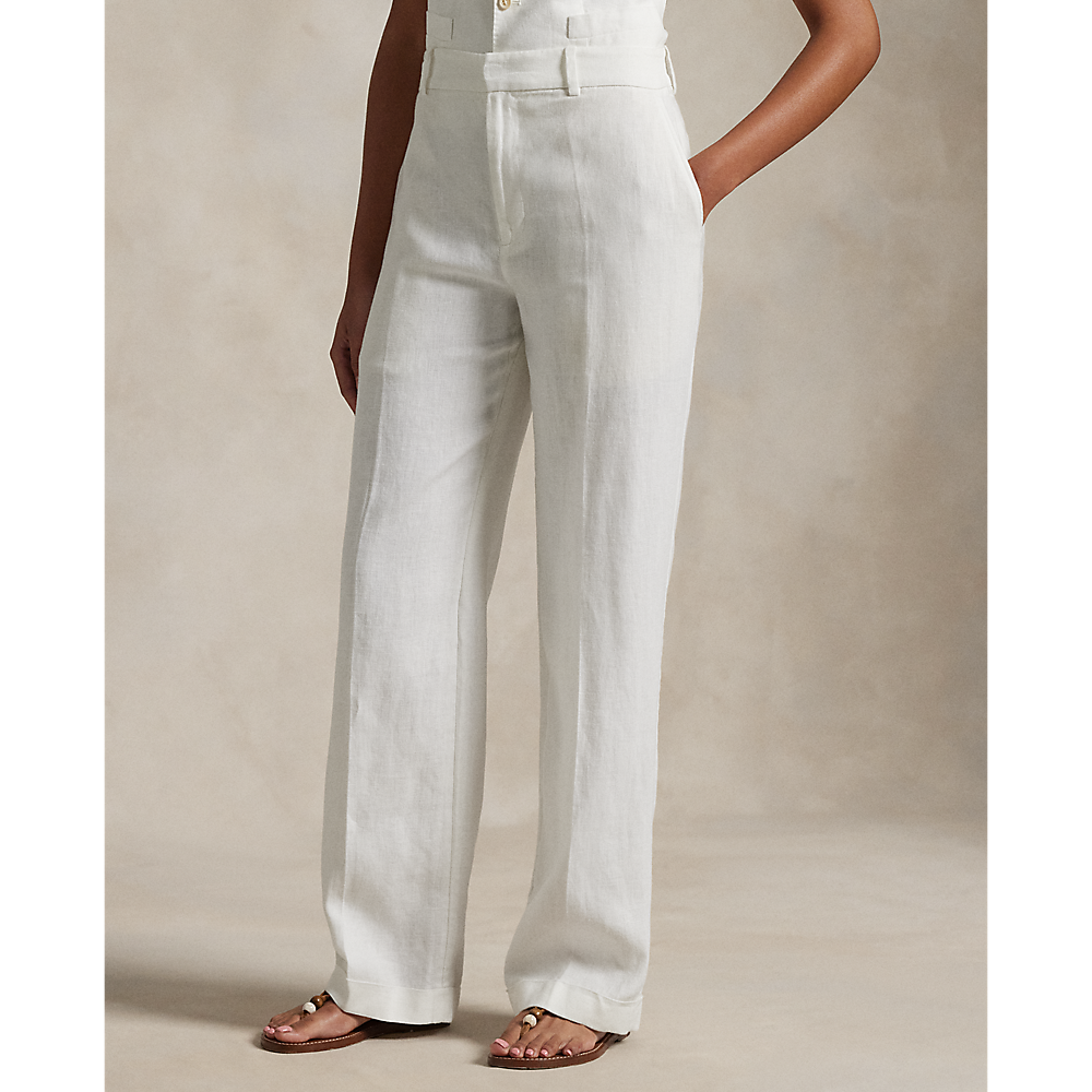 PRL Linen Relaxed Straight Trouser/Hlače 211935401001