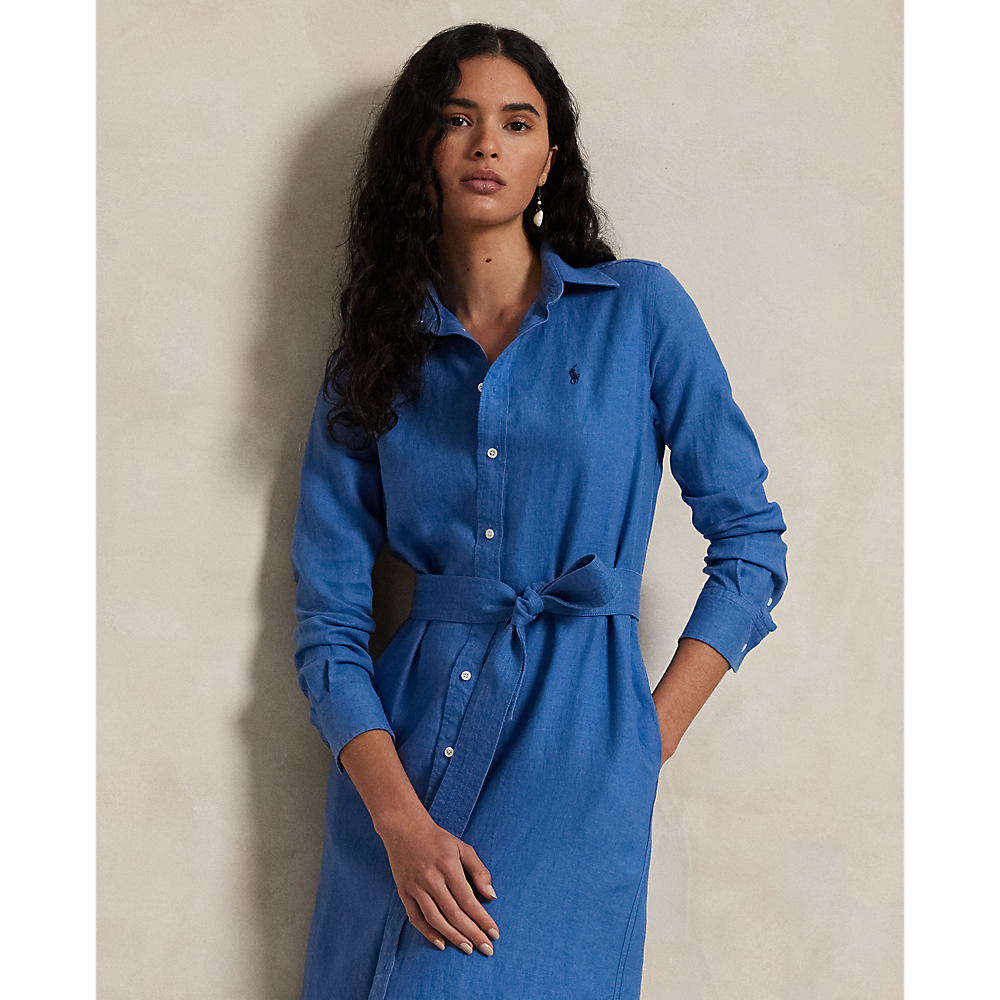 PRL Belted Linen Shirtdress/Haljina 211943992004