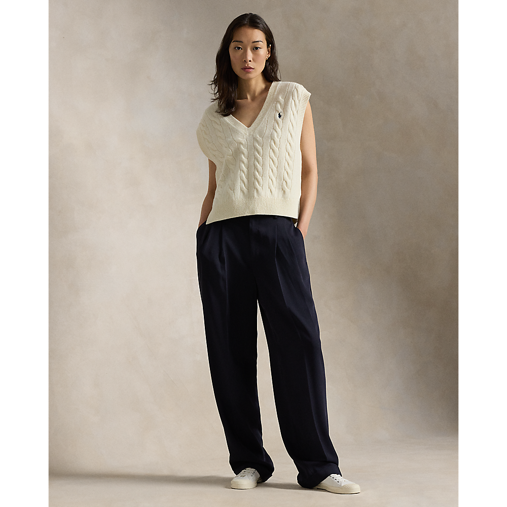 PRL Cable-Knit Cashmere Sleeveless Jumper/Pulover 211949994002