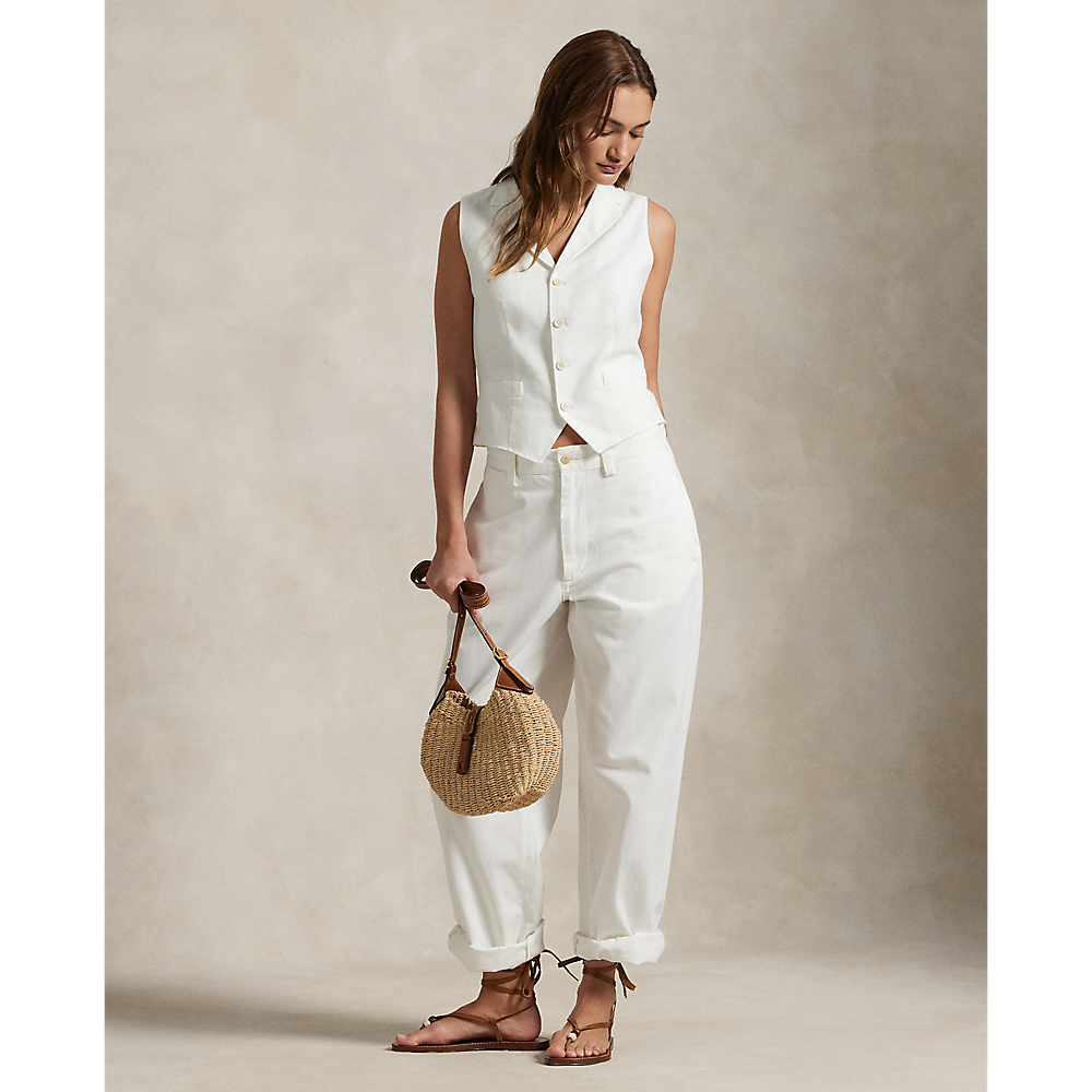 PRL Linen-Cotton Waistcoat/Prsluk 211965038001