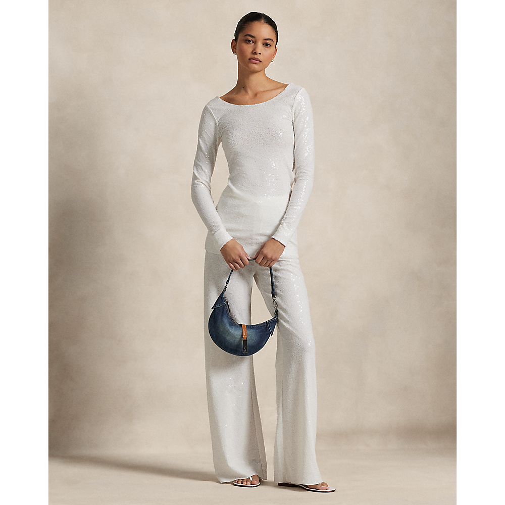 PRL Sequined Mesh Shirt/Pulover 211965106001