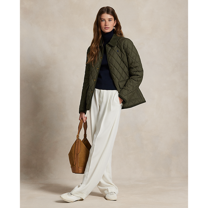 PRL Corduroy-Trim Quilted Barn Jacket/Jakna 211965336001