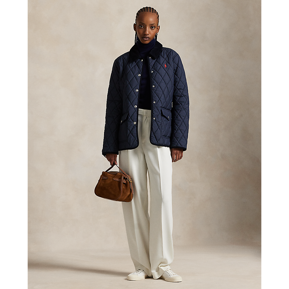 PRL Corduroy-Trim Quilted Barn Jacket/Jakna 211965336002