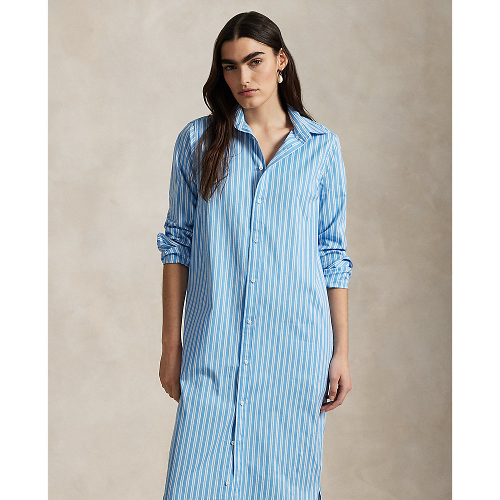 PRL Striped Cotton Long Shirtdress/Haljina 211965855001