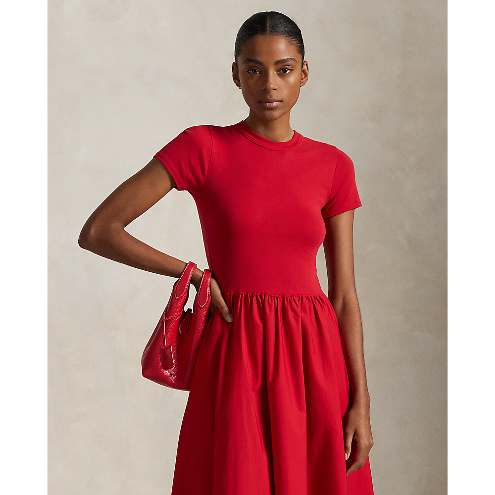 PRL Cotton Short-Sleeve Dress/Haljina 211966311003