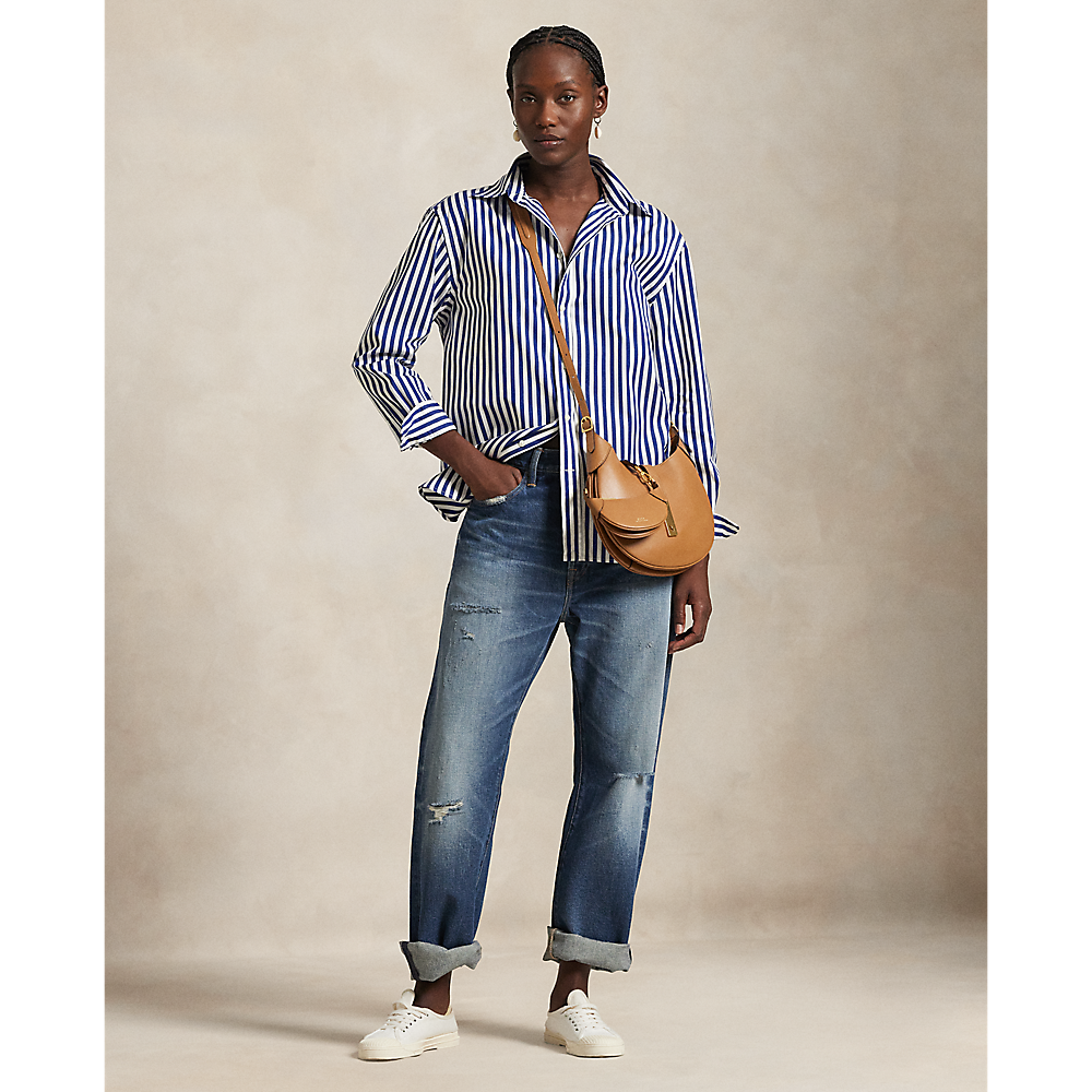 PRL Oversize Fit Striped Cotton Shirt/Košulja 211968218001