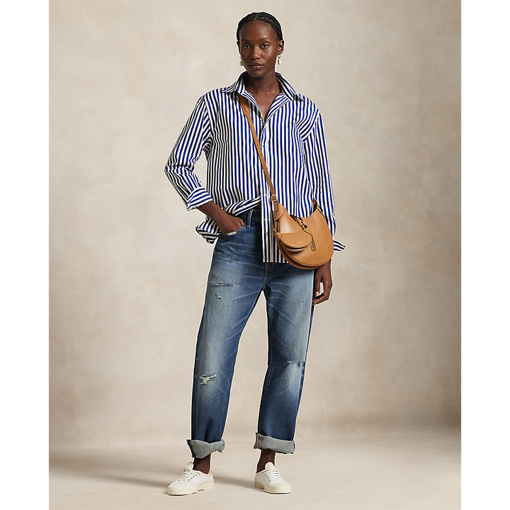 PRL Oversize Fit Striped Cotton Shirt/Košulja 211968218001