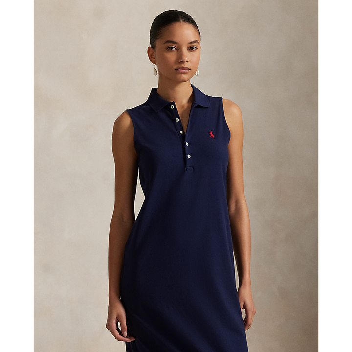 PRL Stretch-Cotton Sleeveless Polo Dress/Haljina 211968292002