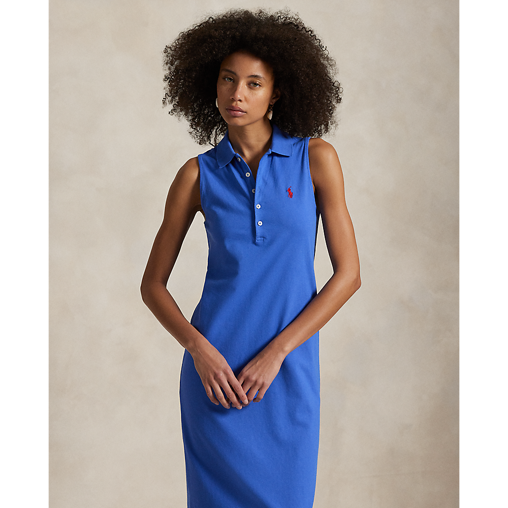 PRL Stretch-Cotton Sleeveless Polo Dress/Haljina 211968292004