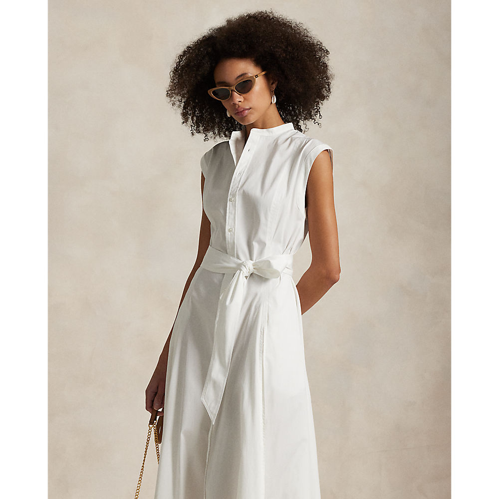 PRL Belted Cotton Sleeveless A-Line Dress/Haljina 211969143001
