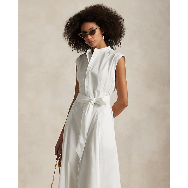 PRL Belted Cotton Sleeveless A-Line Dress/Haljina 211969143001
