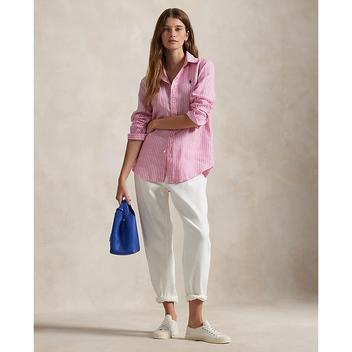 PRL Classic Fit Striped Linen Shirt/Košulja 211970691001