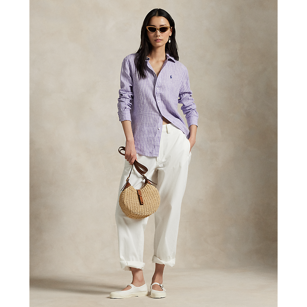 PRL Classic Fit Striped Linen Shirt/Košulja 211970691002