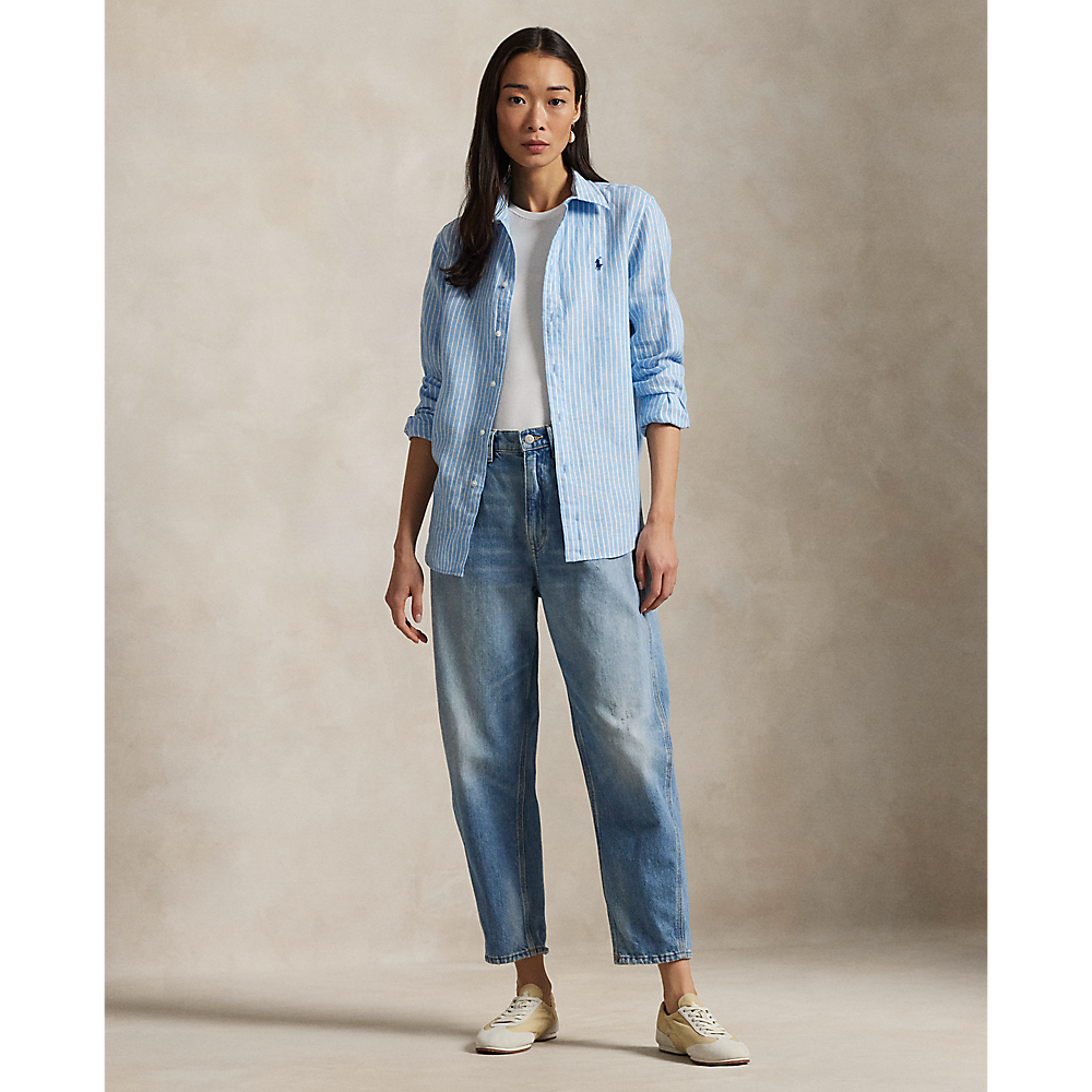 PRL Classic Fit Striped Linen Shirt/Košulja 211970691004
