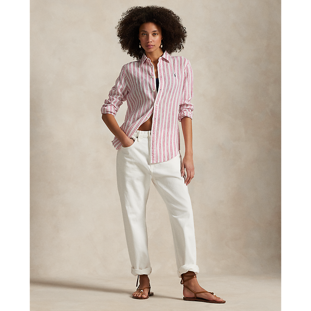 PRL Classic Fit Striped Linen Shirt/Košulja 211970691008