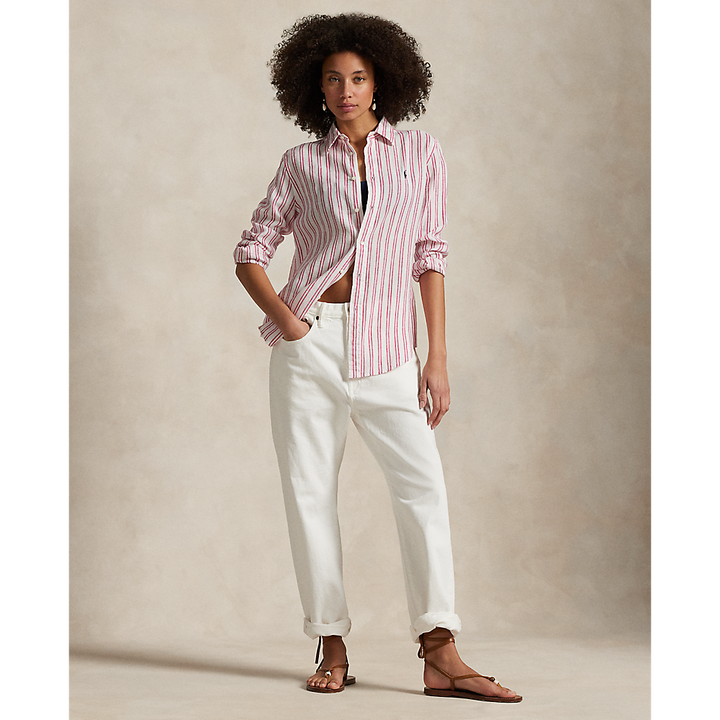 PRL Classic Fit Striped Linen Shirt/Košulja 211970691008
