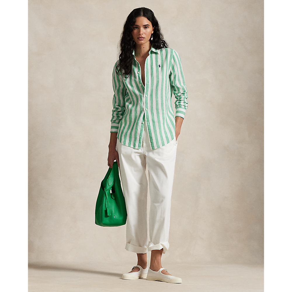 PRL Classic Fit Striped Linen Shirt/Košulja 211970691009