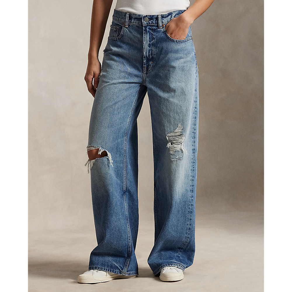 PRL Relaxed Wide-Leg Jean/Traperice 211971223001