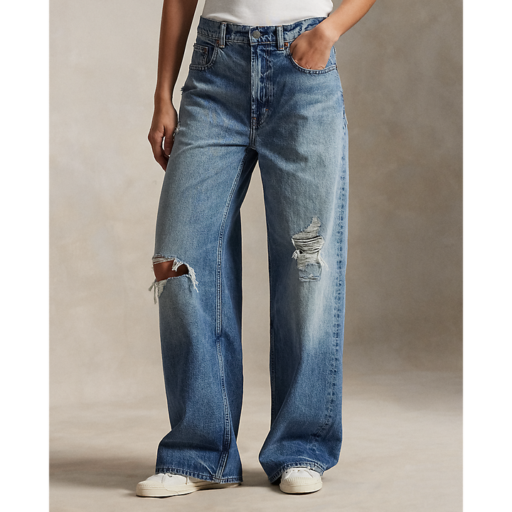 PRL Relaxed Wide-Leg Jean/Traperice 211971223001
