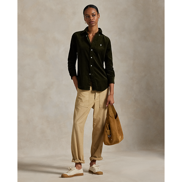 PRL Stretch Slim Fit Cotton Corduroy Shirt/Košulja 211971526001