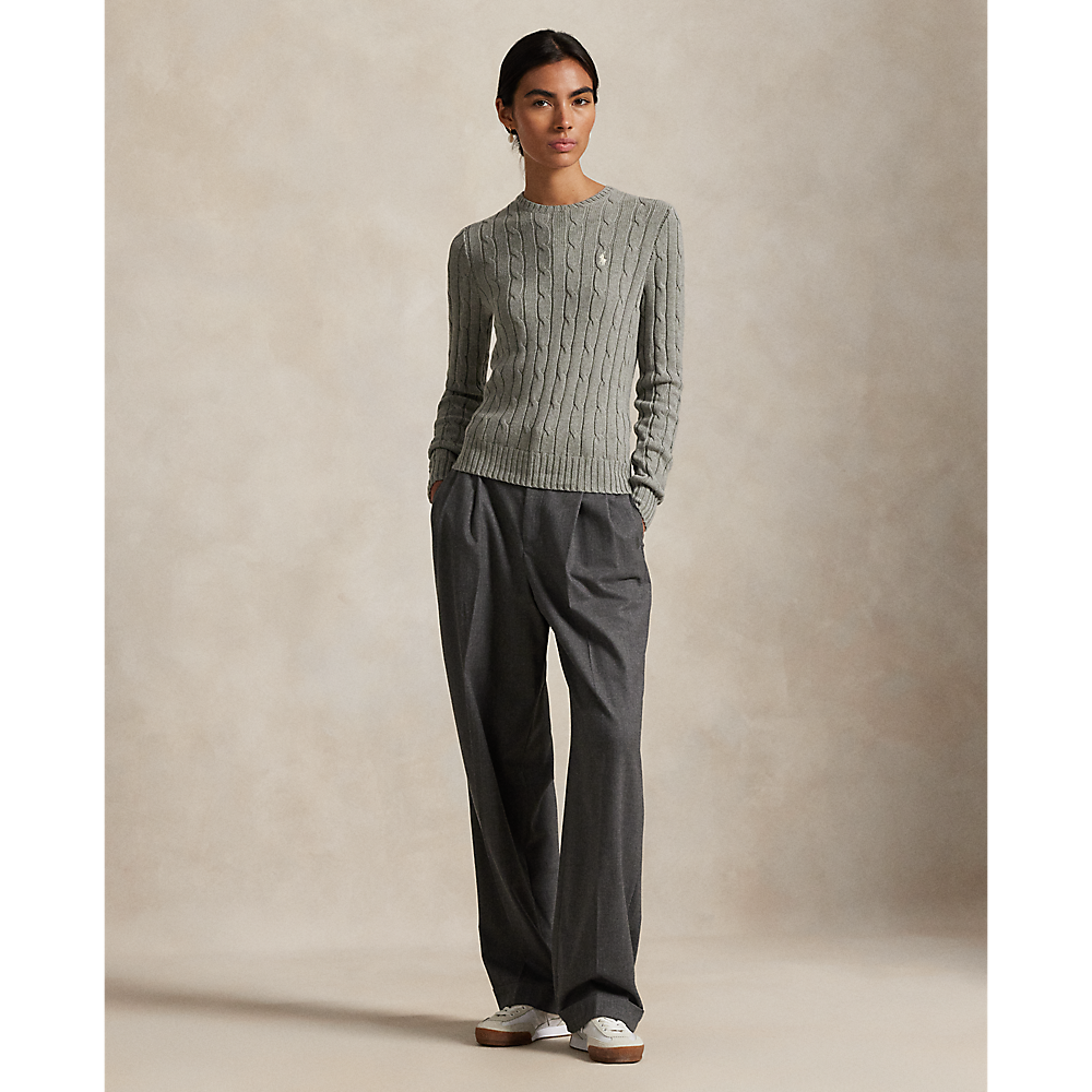 PRL Cable-Knit Cotton Crewneck Sweater/Pulover 211971795001