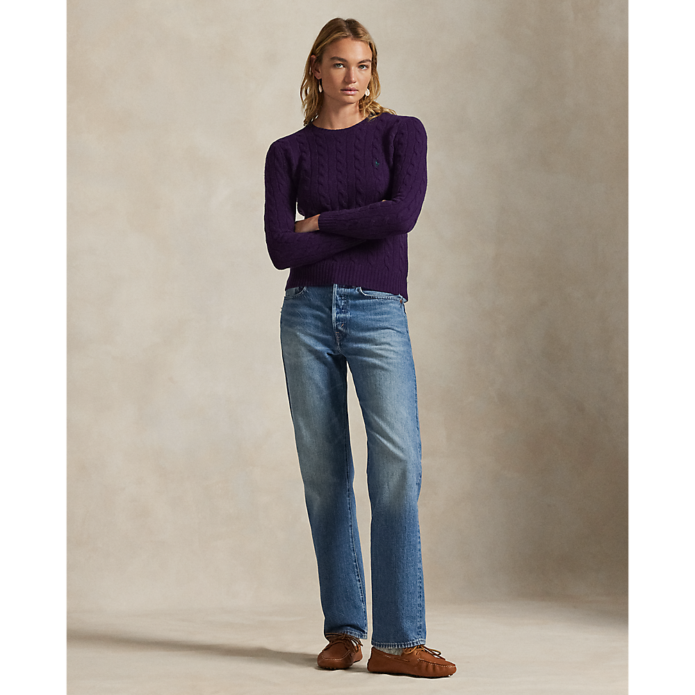 PRL Cable Wool-Cashmere Crewneck Jumper/Pulover 211971865011