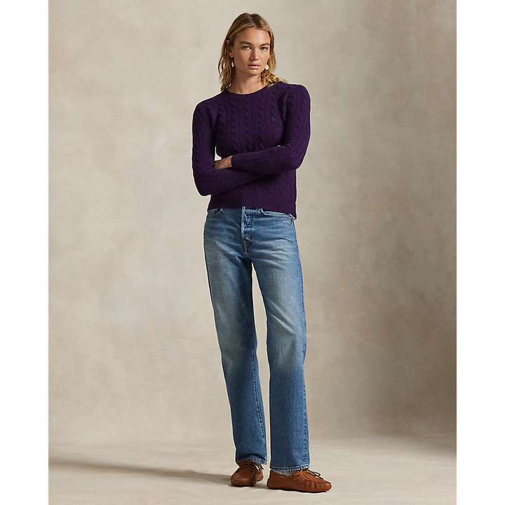 PRL Cable Wool-Cashmere Crewneck Jumper/Pulover 211971865011
