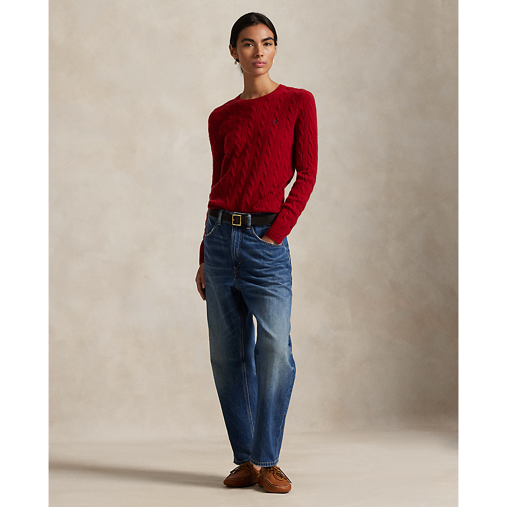 PRL Cable Wool-Cashmere Crewneck Jumper/Pulover 211971865013