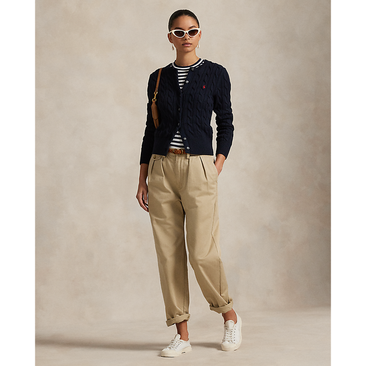PRL Cable-Knit Cotton Crewneck Cardigan/Pulover 211971868008