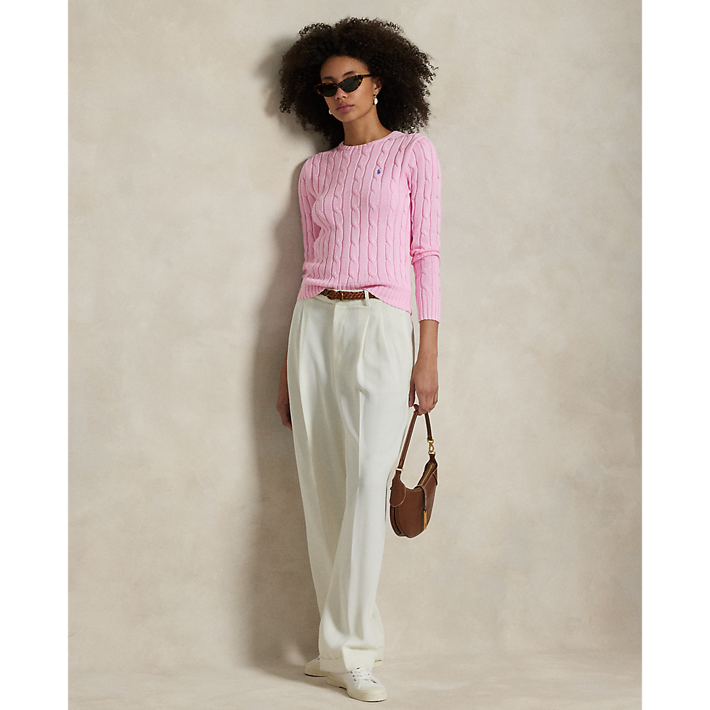 PRL Cable-Knit Cotton Crewneck Sweater/Pulover 211971869010